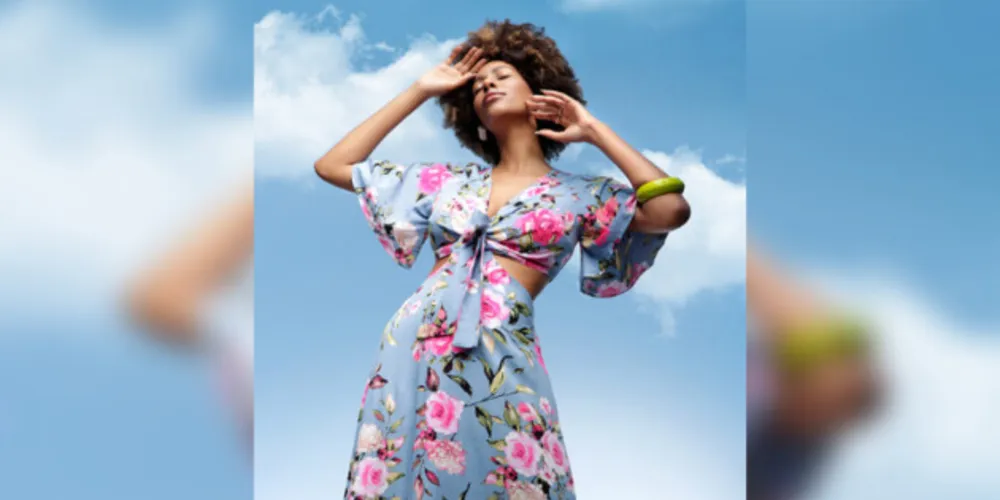 Modelo Geisa Rocha veste vestido: Use Fashionista; acessórios: Vicky Bijou 