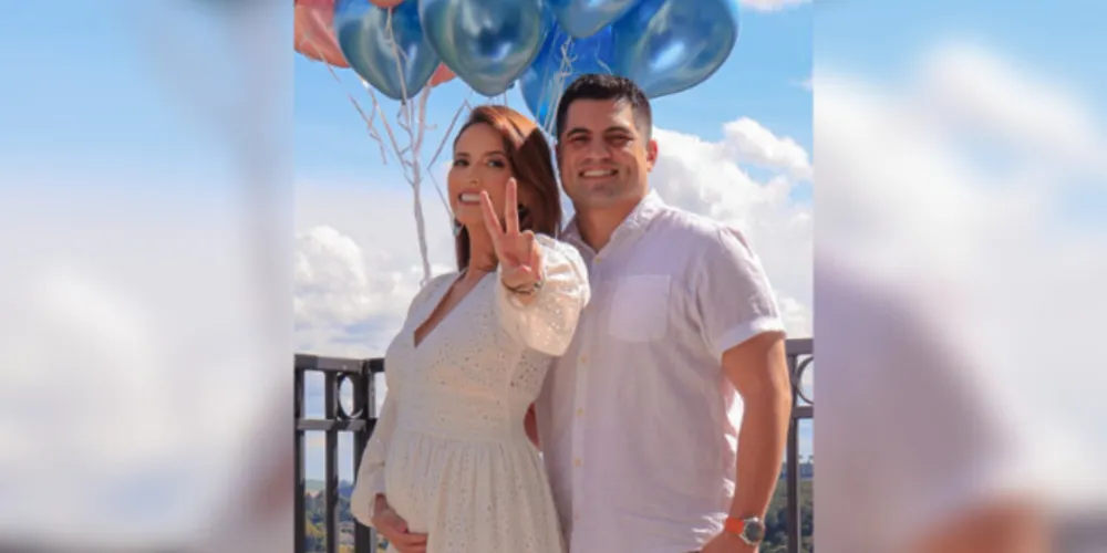 DOCE ESPERA – O casal Roger Eduardo Scorsin e Luana Scorsin aguardam ansiosos a chegada dos seus primeiros filhos. Luana está grávida de gêmeos e irão se chamar Benjamin e Carolina. Da coluna RC os votos de saúde e alegrias a família Scorsin.