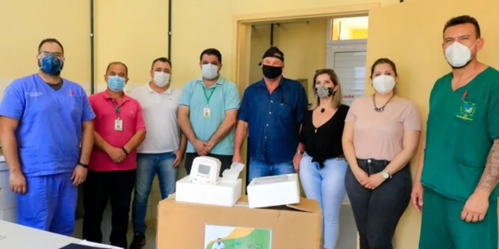 Bombas de infusão foram entregues pela 21ª Regional de Saúde de Telêmaco nesta semana