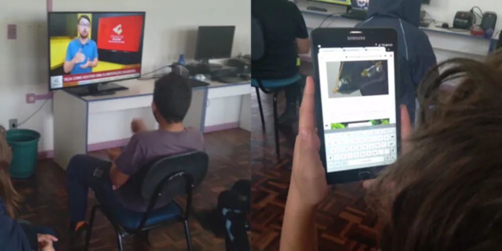 Alunos assistiram, debateram e produziram materiais sobre o tema