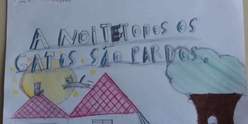 Produções mostram o entendimento dos alunos acerca da temática