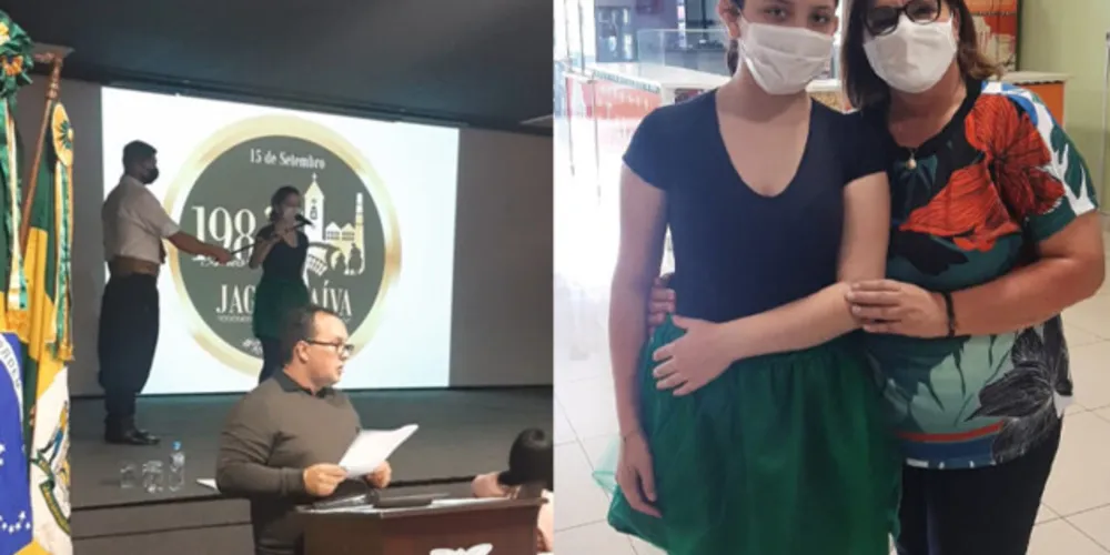 Emanuele se apresentou em homenagem aos 198 anos de Jaguariaíva