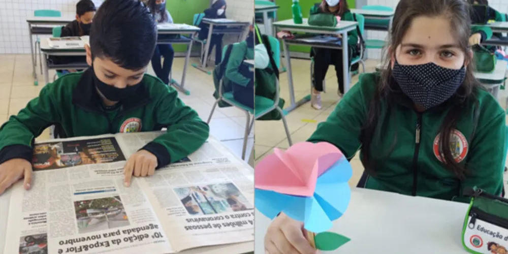 Registros mostram como foi o trabalho em sala de aula; alunos também compuseram suas fotos