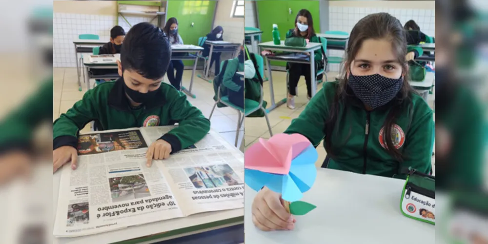 Registros mostram como foi o trabalho em sala de aula; alunos também compuseram suas fotos