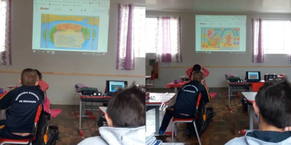 Em sala de aula, turma estudou e produziu através da sequência