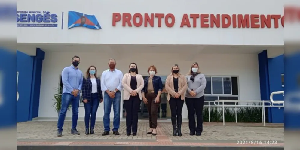 Prefeita Elisangela Pedroso conheceu a estrutura do novo Pronto Atendimento. O município deverá implementar um projeto semelhante já nos próximos meses