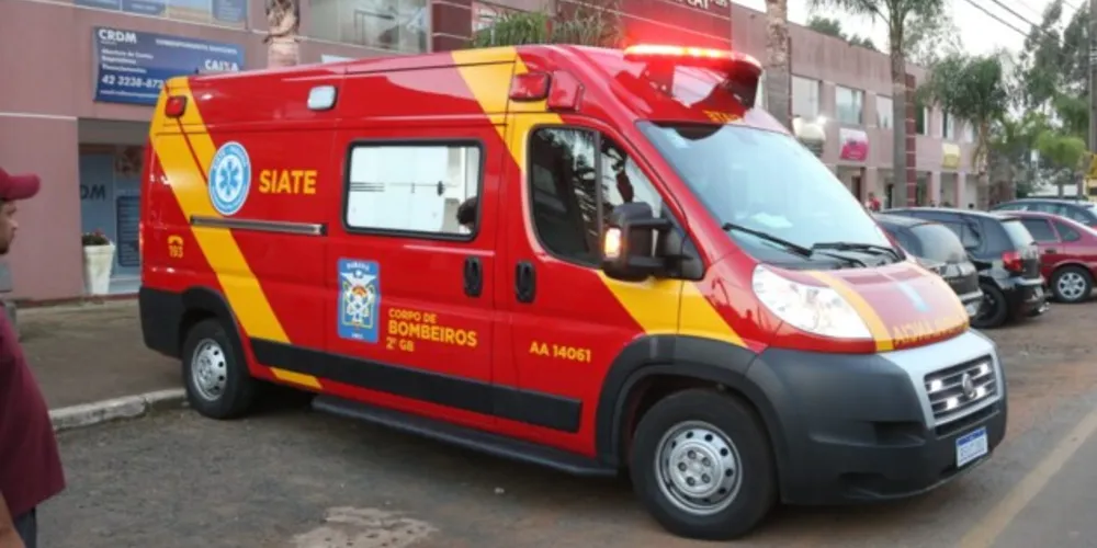 Corpo de Bombeiros (Siate) precisou ser acionado para atender a ocorrência.