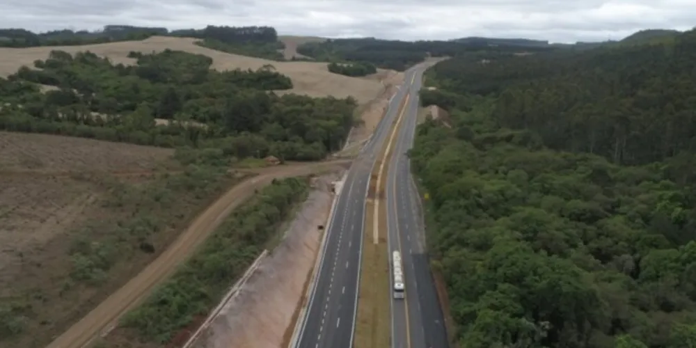 Quase nove quilômetros foram liberados na região de Imbaú (foto), entre os kms 403 e 394
