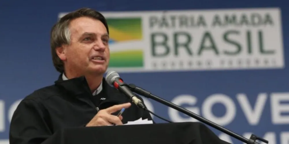 Presidente da República, Jair Messias Bolsonaro (sem partido), esteve em Ponta Grossa