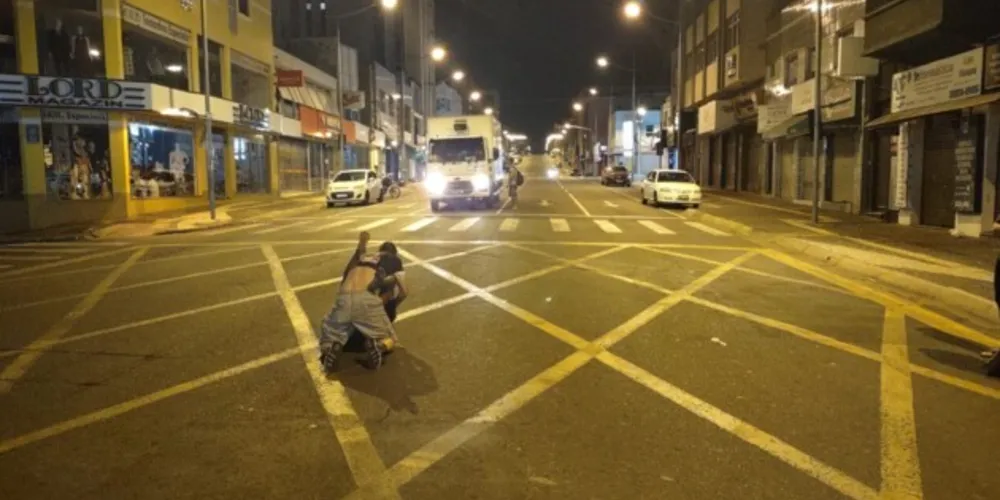 ´Briga aconteceu, também, no meio da Avenida Balduíno Taques