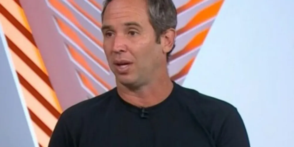 Caio Ribeiro no Globo Esporte; comentarista conta do tratamento que está enfrentando contra o câncer.