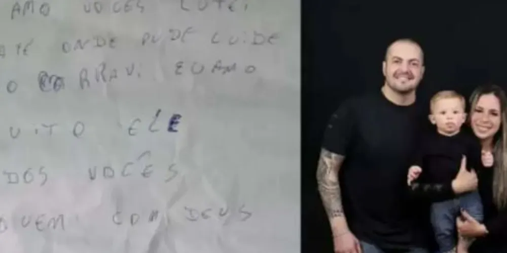 Imagem ilustrativa da imagem Homem morre de covid e deixa carta de despedida para família