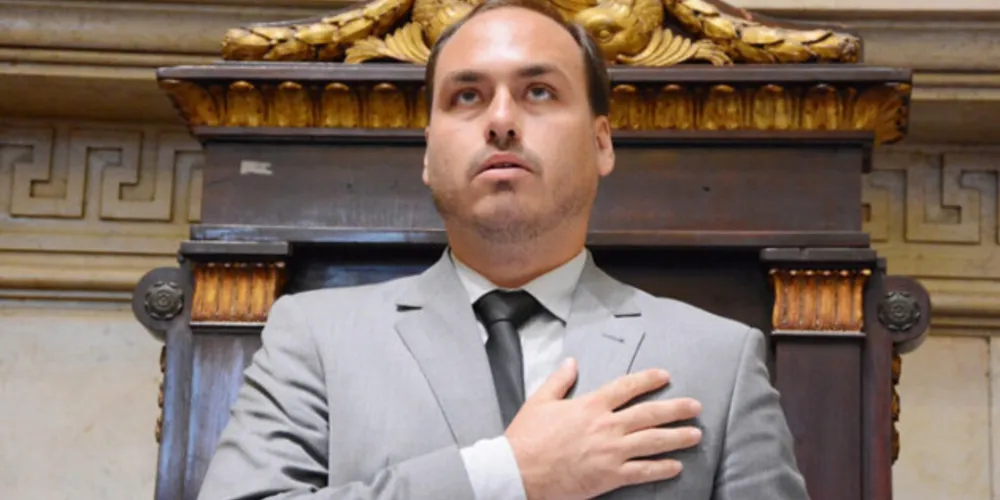 Vereador da cidade do Rio de Janeiro, Carlos Bolsonaro (Republicanos).