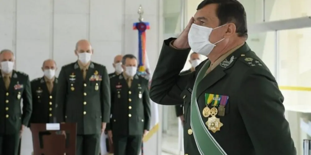 Comandante geral do Exército Brasileiro, Paulo Sérgio Nogueira de Oliveira.