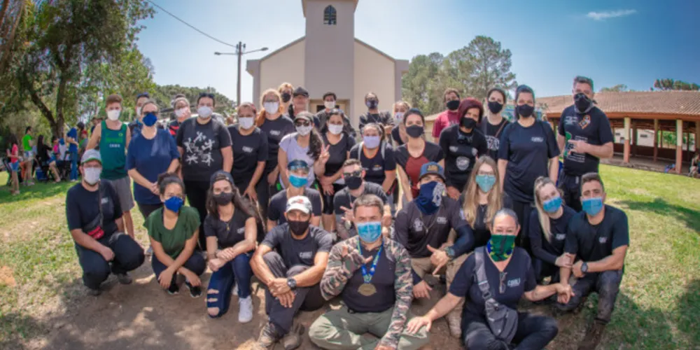 Área rural de Ponta Grossa proporcionou trajeto com poucas subidas, mas cheio de desafios e superação aos atletas