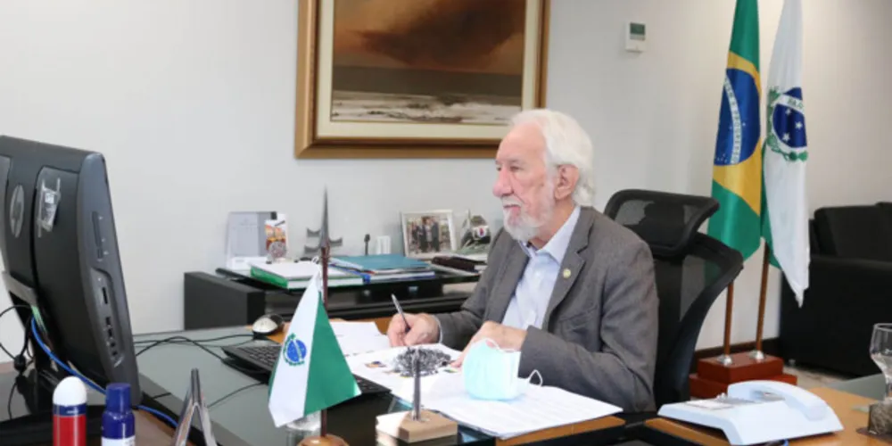 Vice-governador do Paraná, Darci Piana (PSD), participou do bate-papo.