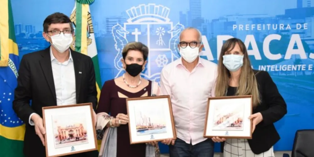 Cláudio Grokoviski, Elizabeth Schmidt, Edvaldo Nogueira e Tônia Mansani
