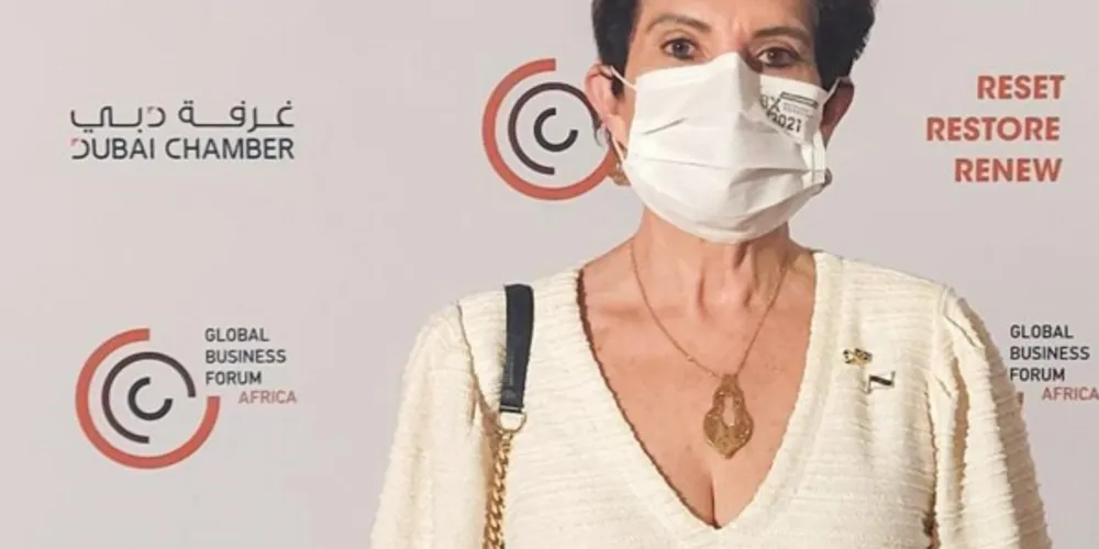 Prefeita de Ponta Grossa, Elizabeth Silveira Schmidt (PSD), em Dubai.