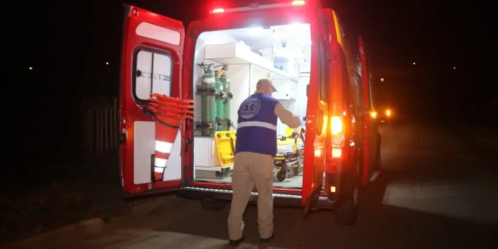 Corpo de Bombeiros prestou atendimento ao homem agredido