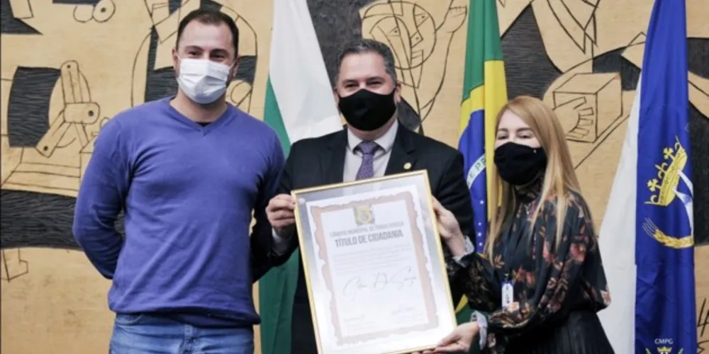 Da esquerda para a direita: Daniel Milla, Gilson de Souza e Missionária Adriana.