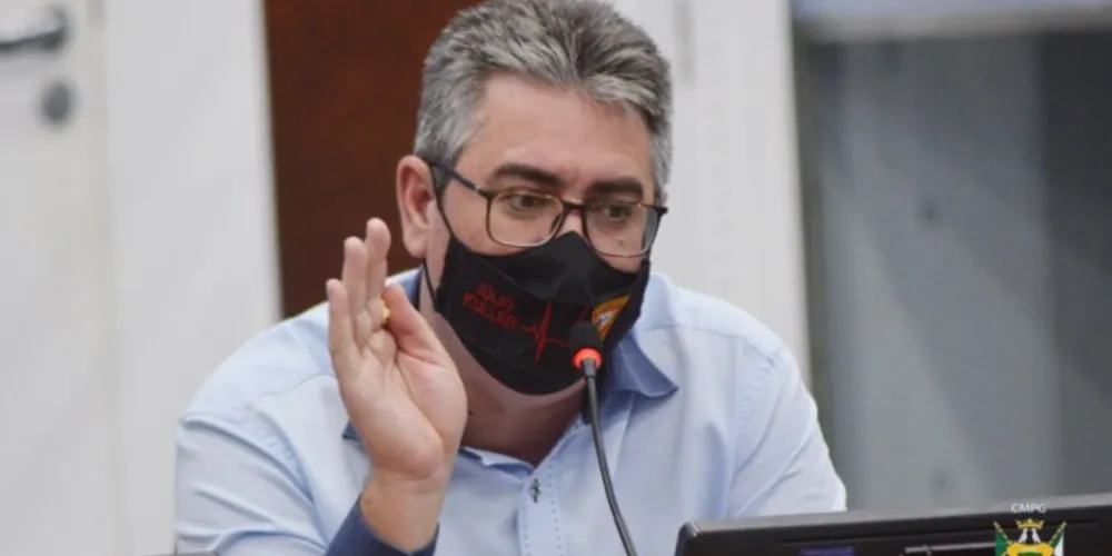 Vereador da cidade de Ponta Grossa, Julio Francisco Schimanski Kuller (MDB).