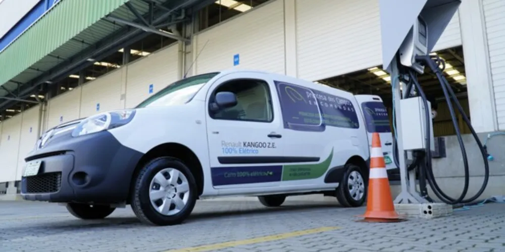 Transportadora de PG inicia teste com carro 100% elétrico