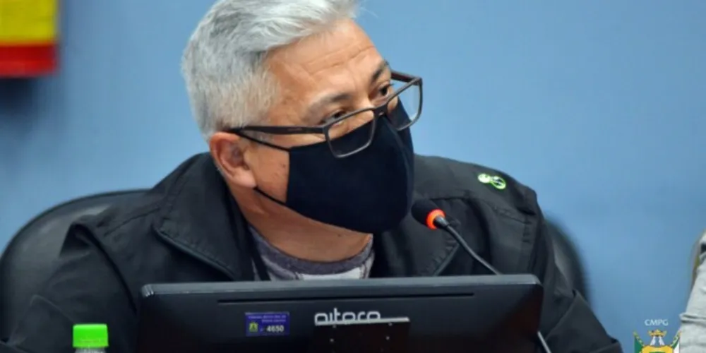 Vereador da cidade de Ponta Grossa, Léo Farmacêutico (PV).