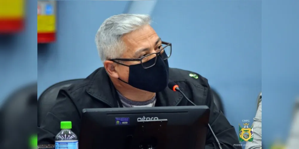 Vereador da cidade de Ponta Grossa, Léo Farmacêutico (PV).