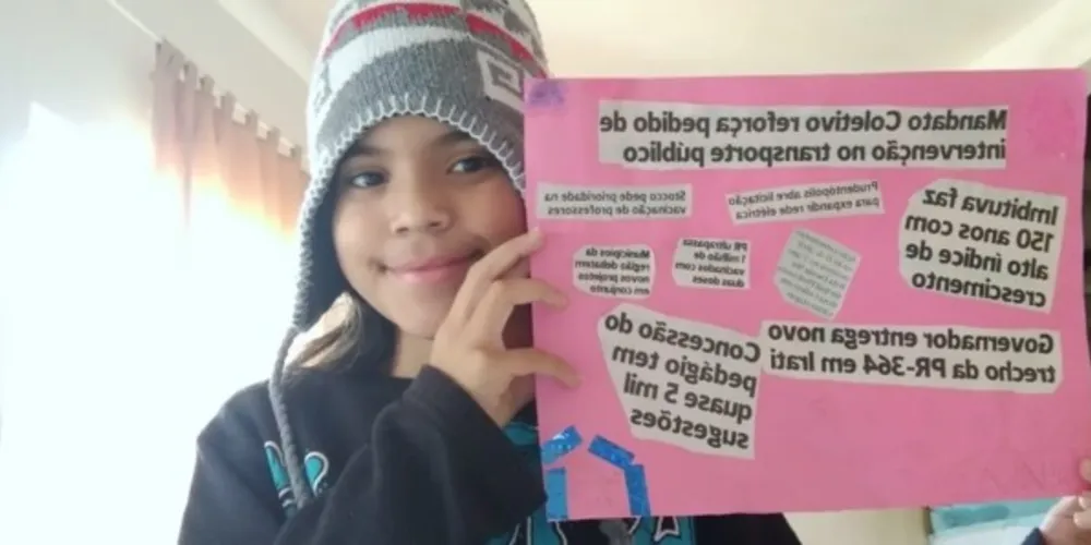 Trabalho em casa com cartazes estimulou e engajou alunos