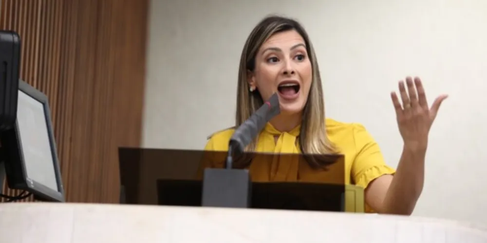 Deputada estadual de Ponta Grossa, Mabel Corá Canto (PSC).