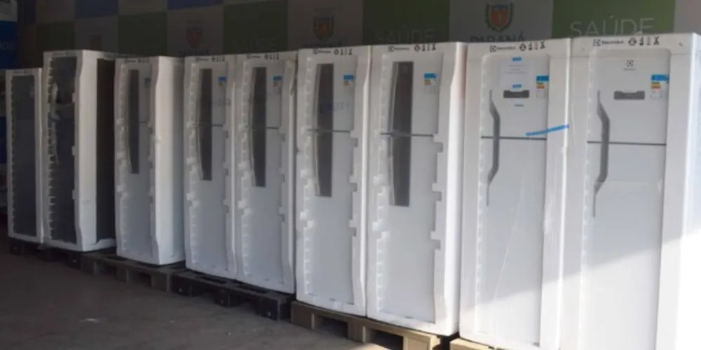 Os novos equipamentos auxiliarão no armazenamento de insumos como vacinas e medicamentos, nas 22 Regionais de Saúde. 