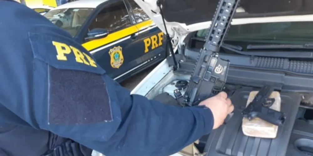 A abordagem ocorreu no Posto Caetano da PRF na BR-373