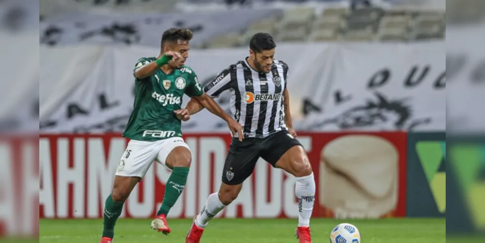 Hulk é uma das esperanças para que o Atlético-MG vença o Palmeiras.