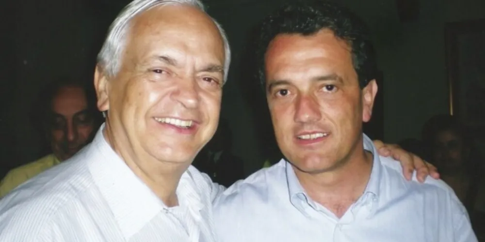 À esquerda, Pedro Wosgrau Filho, e à direita Plauto Miró Guimarães Filho (DEM).