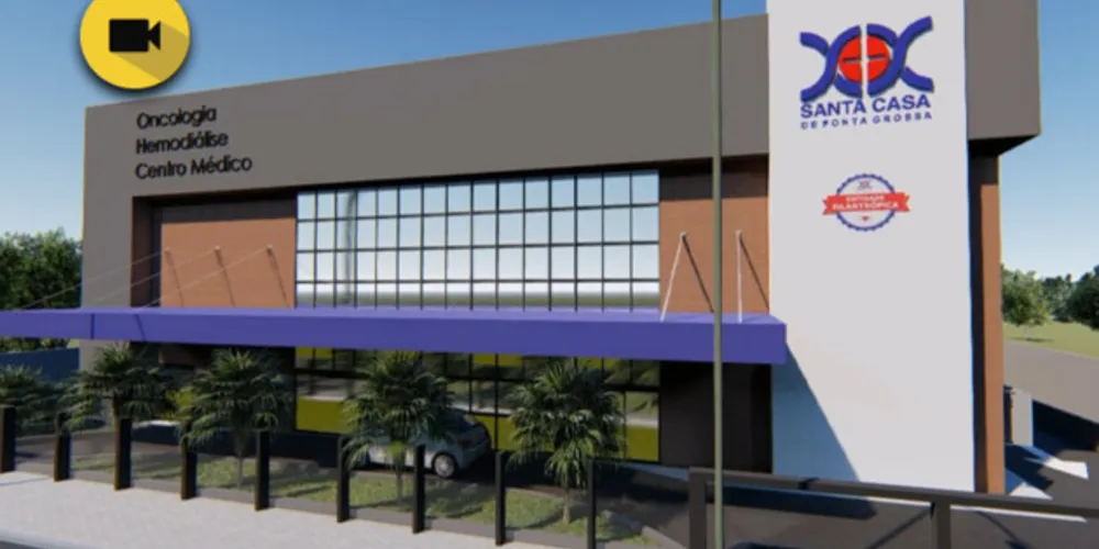 Nova estrutura do Hospital do Câncer de Ponta Grossa.