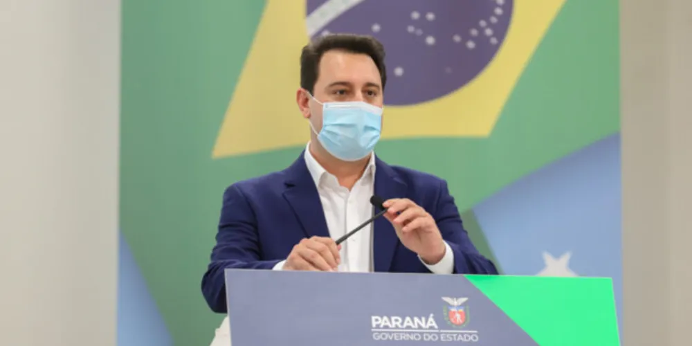 Governador do Paraná, Carlos Massa Ratinho Junior (PSD).
