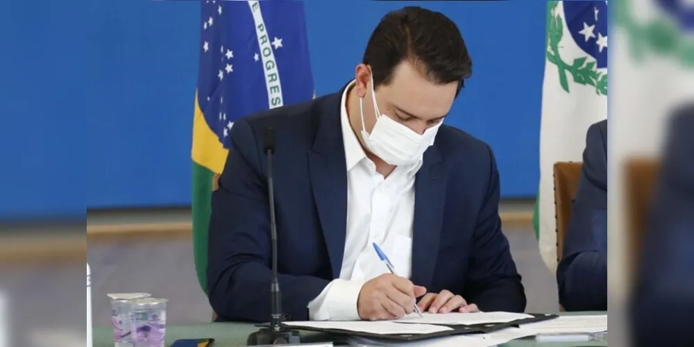 Governador do Estado do Paraná, Carlos Massa Ratinho Junior (PSD).