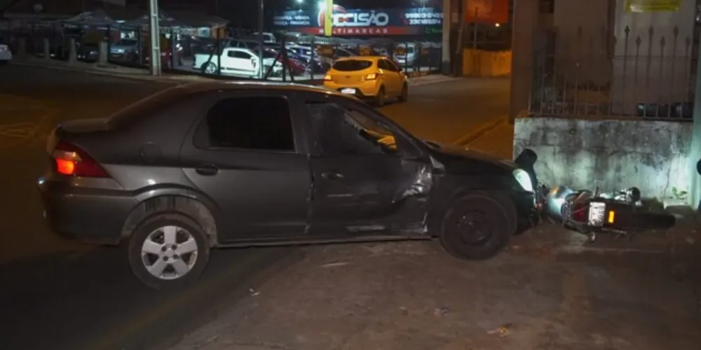 Chevrolet Prisma e uma Suzuki se envolveram no acidente