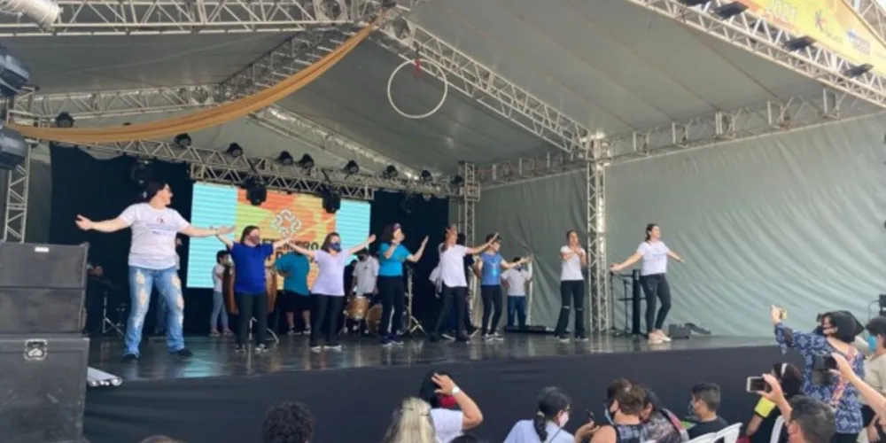 A visita foi em prol da Semana Municipal da Pessoa com Deficiência. Encerramento contou com apresentações artísticas e atividades para o público PcD