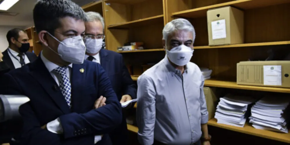 Senadores integrantes da Comissão Parlamentar de Inquérito da Covid.