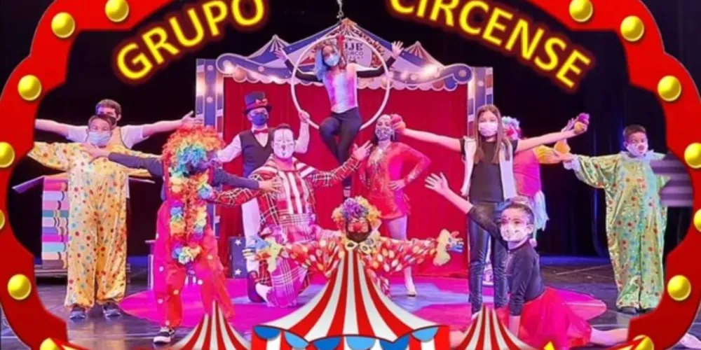 O espetáculo é realizado exclusivamente pelos alunos das oficinas de circo online para pessoas com deficiência