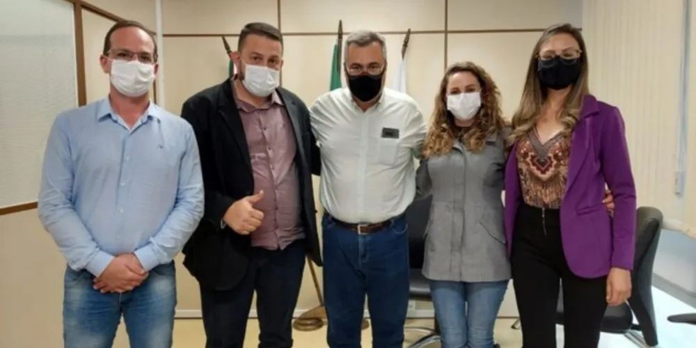 anúncio foi realizado após uma reunião entre o secretário estadual de saúde, Beto Preto e a comitiva do município