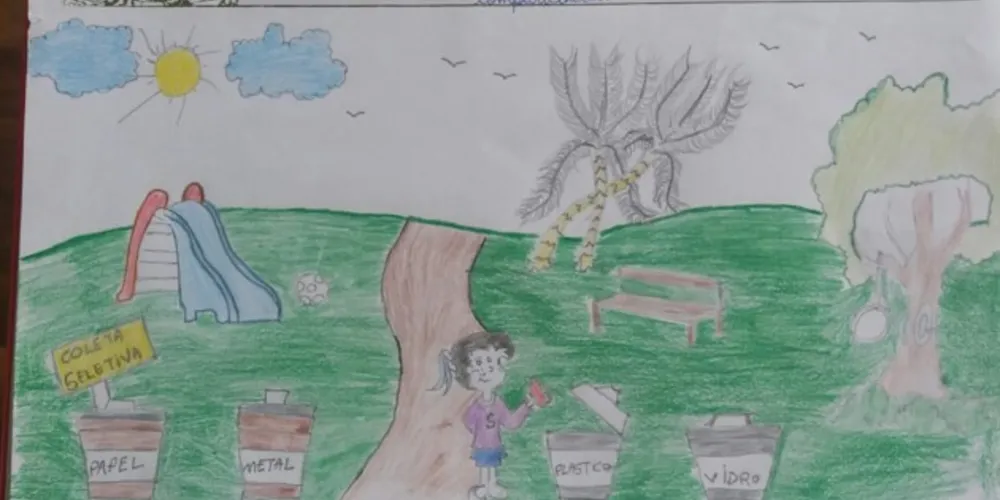 Desenhos ilustraram trabalho que ocorreu pelo Google Meet