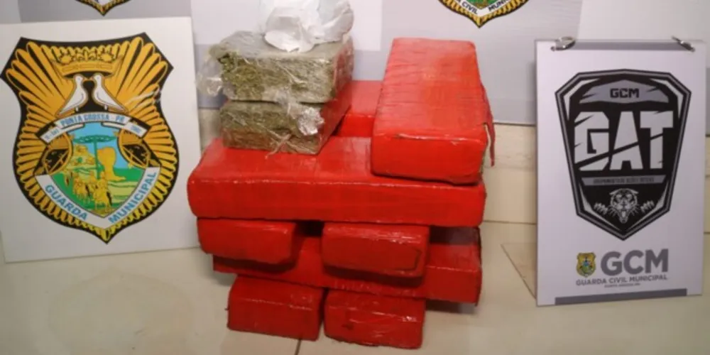 Rapaz levava mais de 9 quilos de maconha na mochila