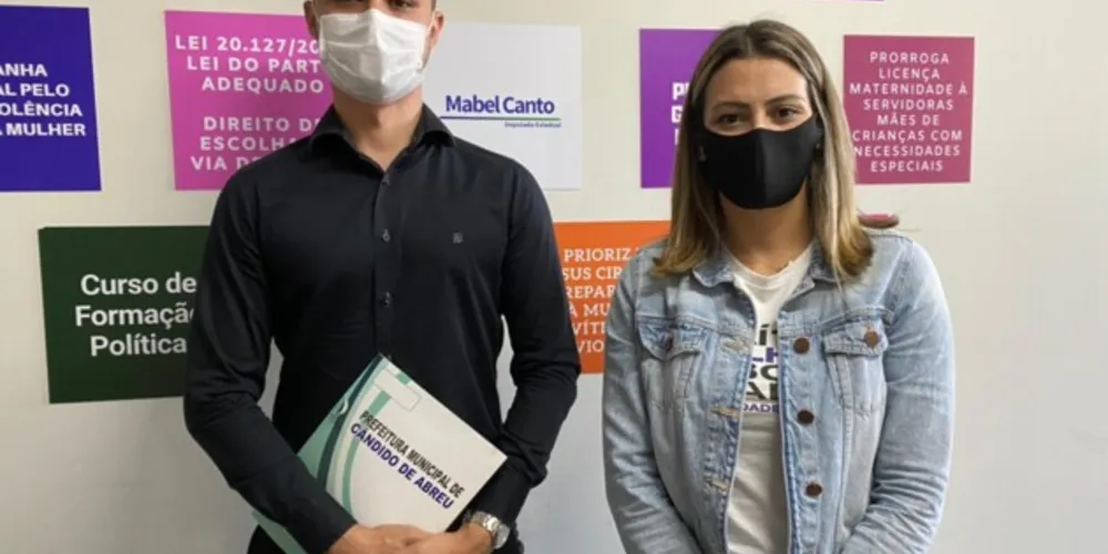 Maestro Erick Brito se reuniu com a deputada estadual Mabel Canto 