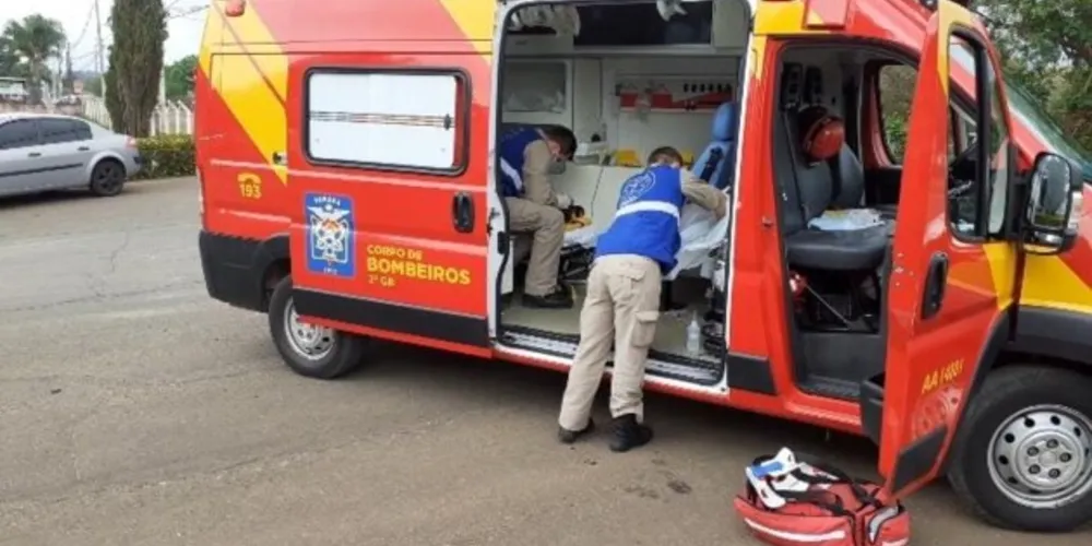 Os ferimentos foram graves. Homem foi encaminhado ao hospital Regional