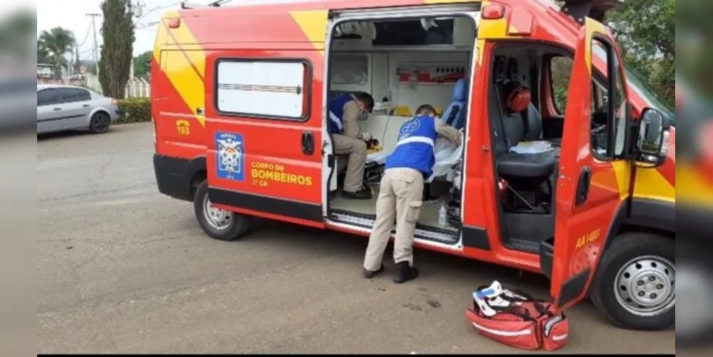 Os ferimentos foram graves. Homem foi encaminhado ao hospital Regional