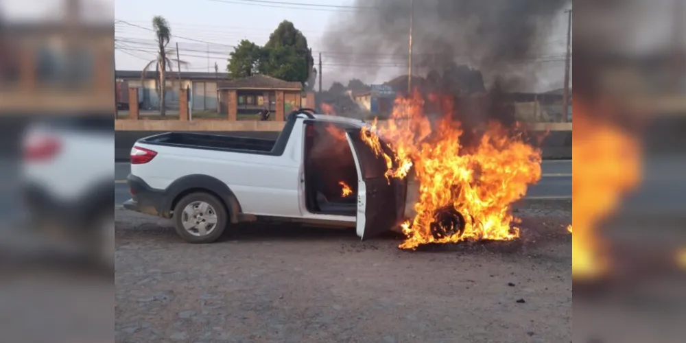 Ocorrência mobilizou equipes do Corpo de Bombeiros e da Polícia Rodoviária Federal (PRF)