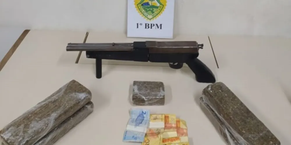 Ação ocorreu durante um patrulhamento da Polícia Militar