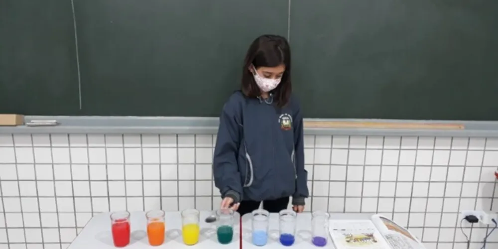 Alunos realizaram dinâmica em sala de aula para representar o tema